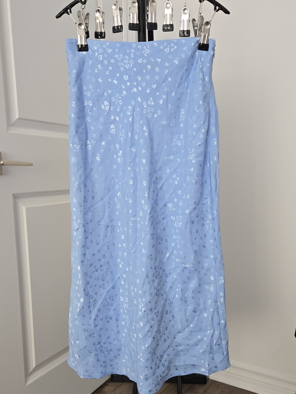 Forever 21 Blue Floral Skirt